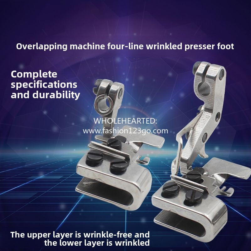 1326★  Four-wire and five-wire discounts, shrinkage and wrinkle pressing feet, edge locking machine, four-wire pressing feet are discounted, and double-layer shrinkage and wrinkle pressing feet are discounted.