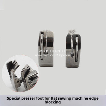 1207★  Flat car computer car SP-18 right stop edge presser foot with knife presser foot 1/4 1/8 1/16 3/16