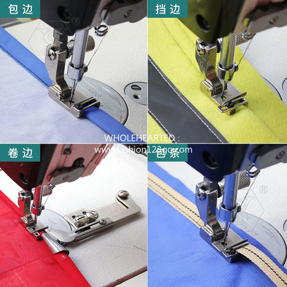 1388★  New SY-73B rib hemming hemming upper lace webbing neckline pressing line multi-functional presser foot