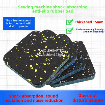 1275★  Sewing machine shock absorption and non-slip rubber pad sound insulation and noise reduction does not disturb the people