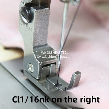 1292★  Computer flat car thick and thin material warping head high and low pressure foot, stop pressing line blocking edge pressure foot CR1/32NK flat car universal