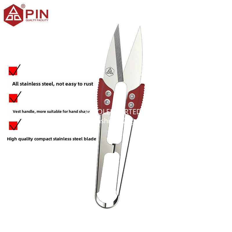 1157★  New PIN stainless steel yarn scissors, small scissors, stainless steel scissors, clothing scissors, PIN-1423/143