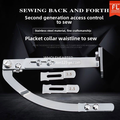 1136★  The second generation new placket comes and goes to sew flat car tool waist access control pressure stop line comes and goes to sew auxiliary device