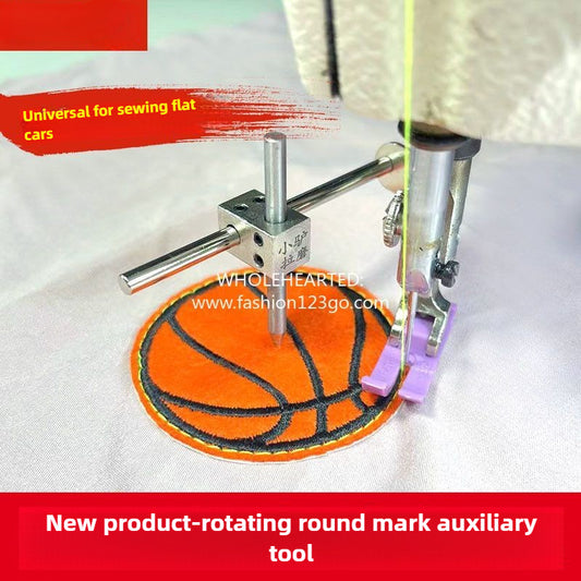 1080★  New donkey grinding round mark auxiliary tool, flat car round mark auxiliary device