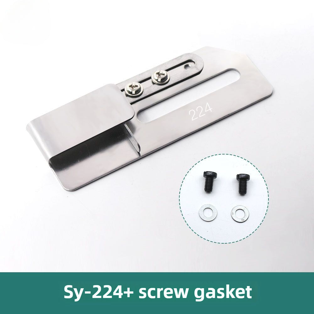 1113★  [New product] SY-224 new sewing machine roll hem tool chopping car three needles and five threads crimping drum