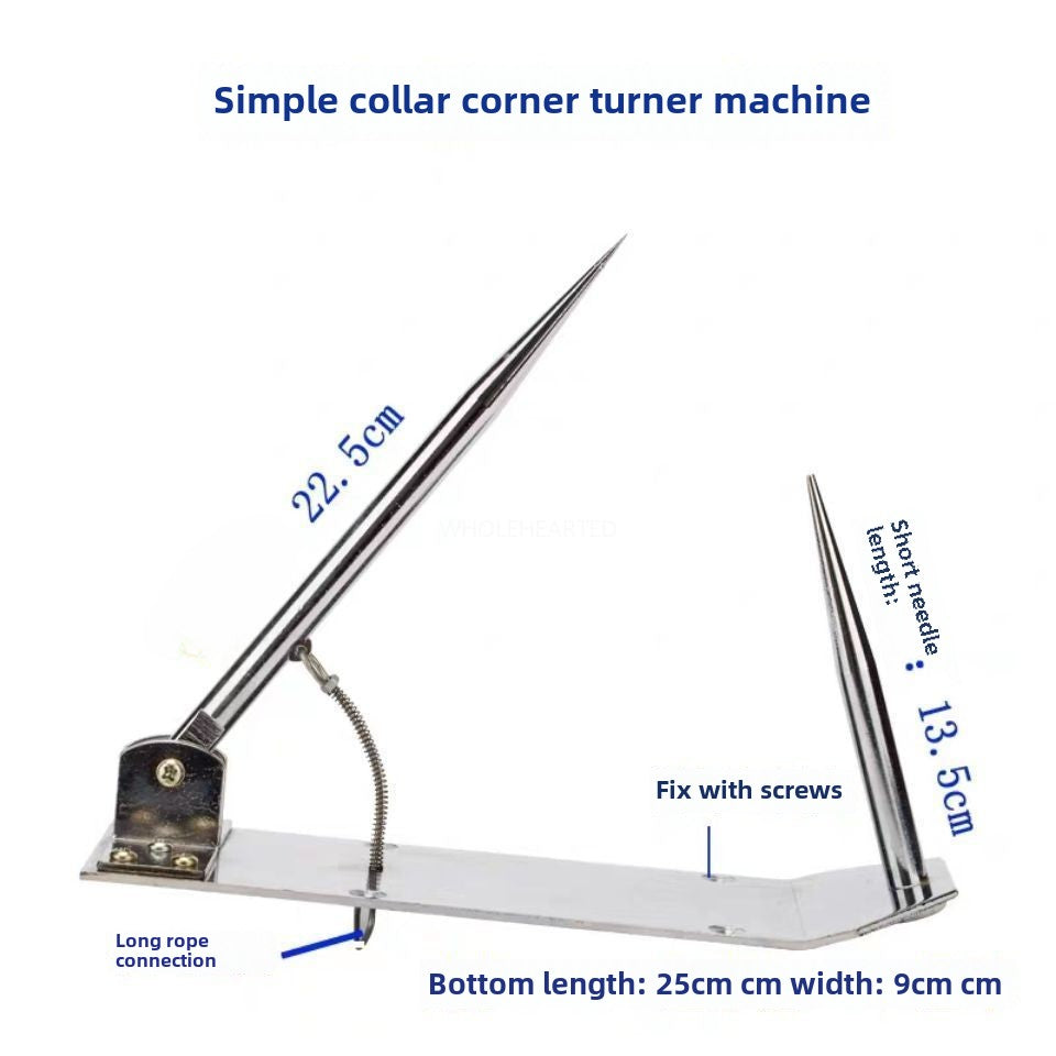 1057  Manual semi-automatic shirt lapel angle machine, suit lapel does not rust, tailor reverse collar angle setting machine tool