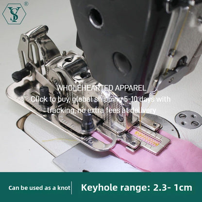 1392  New SY-143 industrial flat car old-fashioned household pedal sewing machine keyhole device buttonhole sleeve