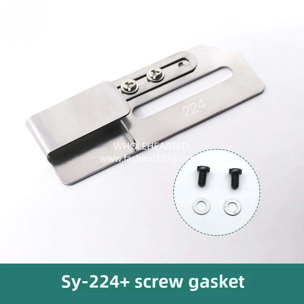 1113★  [New product] SY-224 new sewing machine roll hem tool chopping car three needles and five threads crimping drum