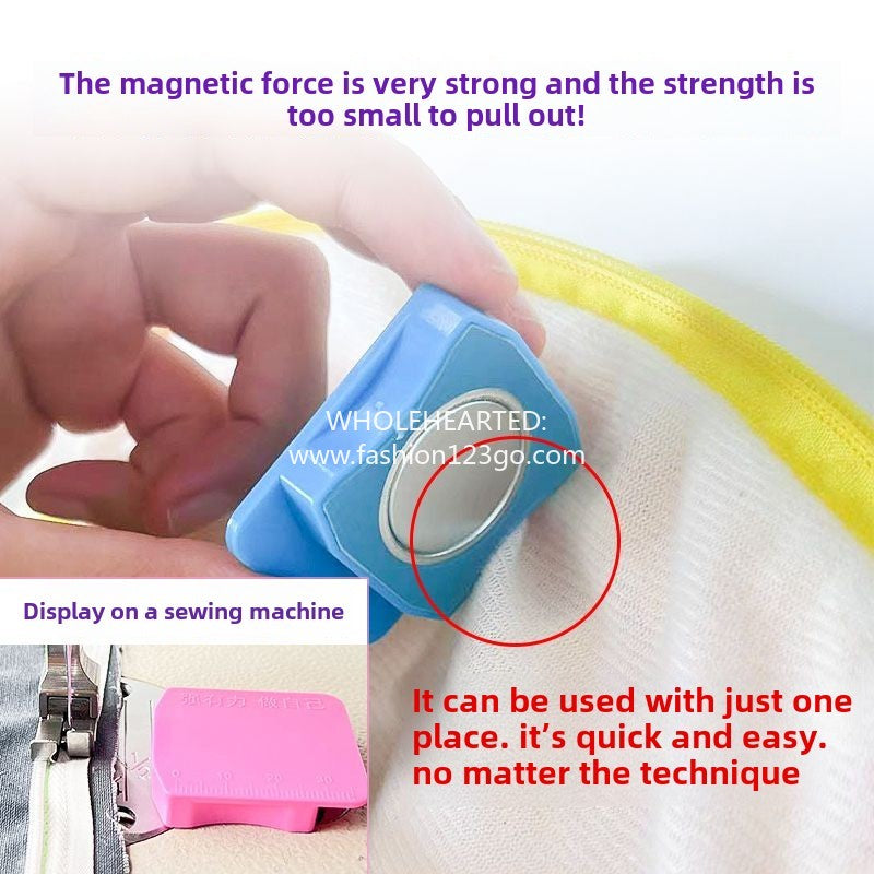 1318★  Sewing flat car dual-purpose strong magnetic gauge with scale fabric rim locator portable design easy to install