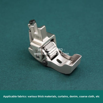 1389★  New SY-08 boutique all-steel double roller ship-type presser foot, flat car special aviation cotton pressing line