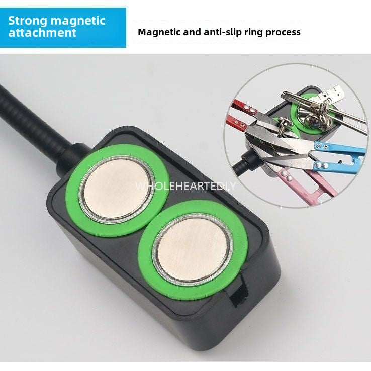 1035  360-degree strong magnetic mobile phone holder, multi-functional magnetic shooting live broadcast mobile phone holder, sewing machine mobile phone holder