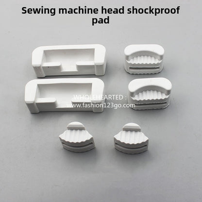 1267★  Computer flat car synchronous car sewing machine head shock-proof pad rubber pad machine head hook pad oil tray size corner pad