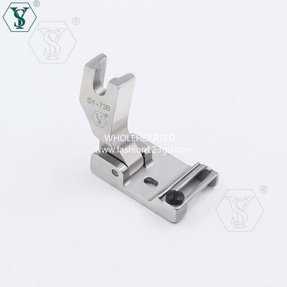 1388★  New SY-73B rib hemming hemming upper lace webbing neckline pressing line multi-functional presser foot