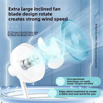 1278★  New sewing machine special fan 6.5 inches strong wind speed adjustable double magnet industrial flat car electric fan