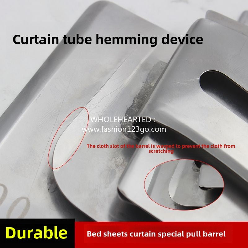 1177★  Curtain special crimping device, hemming device, industrial sewing machine hemming device, hemming device, door placket hemming puller