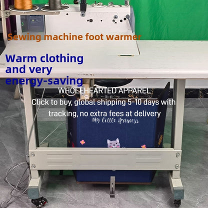 1395★  Sewing machine foot warmer heating pad heating foot warmer home office table foot warmer carbon crystal heating