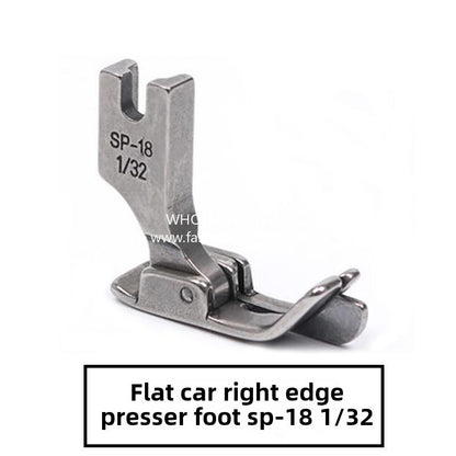 1207★  Flat car computer car SP-18 right stop edge presser foot with knife presser foot 1/4 1/8 1/16 3/16