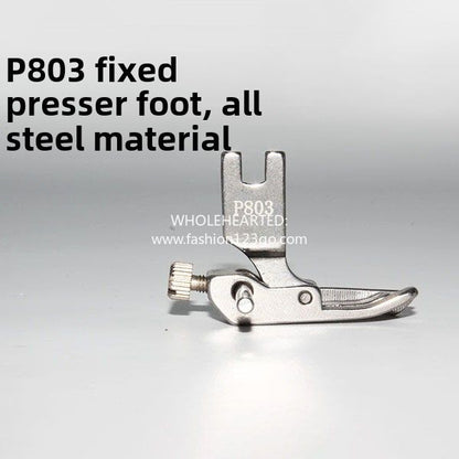 1287★  Flat car adjustable width and narrow stop fixed presser foot, flat car P801 P803 guide rod adjustable presser foot