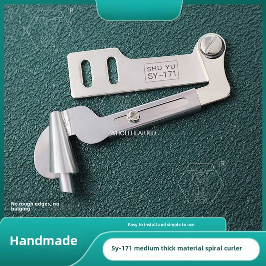 1062  [Handmade] SY-171 boutique spiral hemming device, universal in thickness, no burrs and no bursts