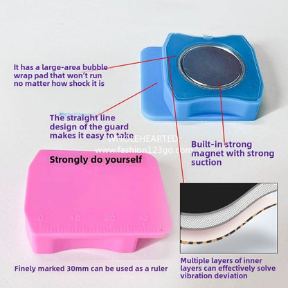 1318★  Sewing flat car dual-purpose strong magnetic gauge with scale fabric rim locator portable design easy to install