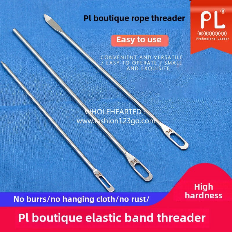 1247★  Boutique pants waist rope, threading needle, large hole lengthened elastic rope, hat rope