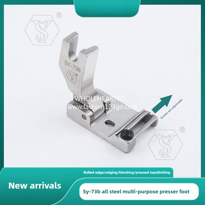 1388★  New SY-73B rib hemming hemming upper lace webbing neckline pressing line multi-functional presser foot