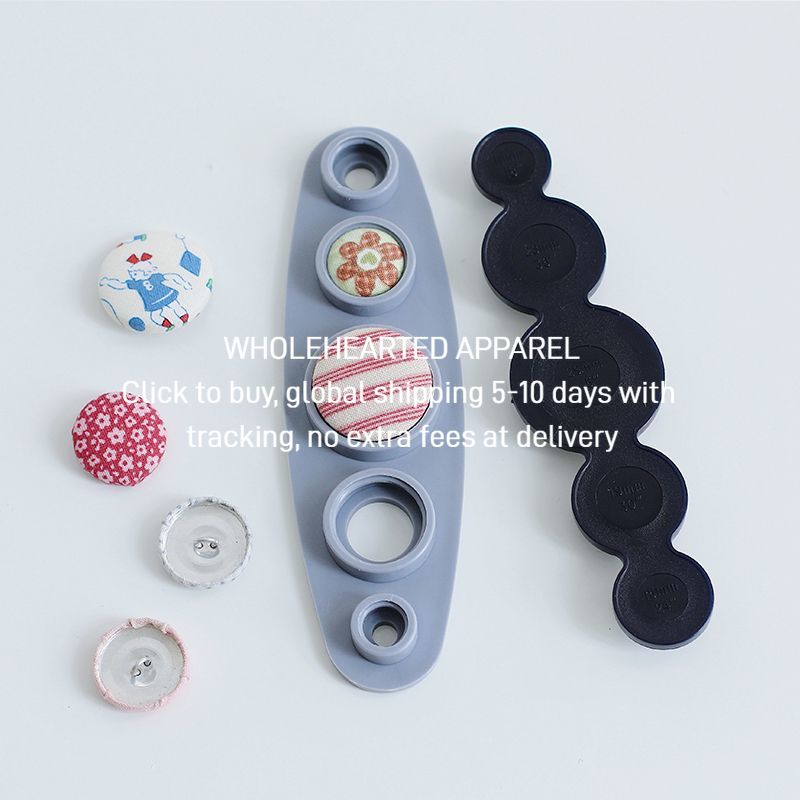 1393-1★  New product DIY handmade cloth buckle tool set 5-in-1 buckle embryo mold buckle buckle press cloth bag button base