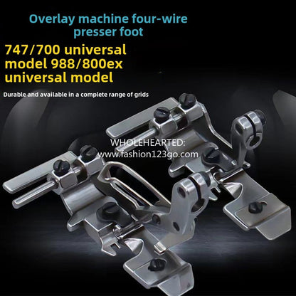 1322★  New edger side gear, with gear presser foot, four-wire presser foot 747/700 universal EX universal