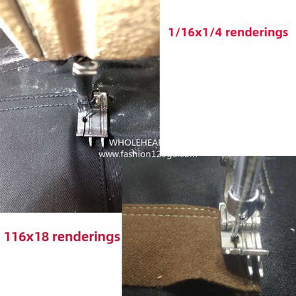 1211★  All-steel SP-18 double knife presser foot jeans back bag tangential presser foot 0.1/0 open line double stop flat car presser foot