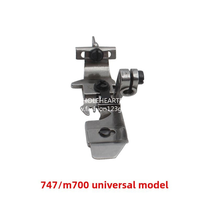 1284★  Copper edge machine middle point presser foot 747 700 middle point side presser foot EX Jack 798 overlock sewing machine edge locking machine with knife