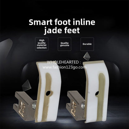 1146★  Smart Foot Xinjie Embedded Wire Presser Foot, Oxford White Bottom Presser Foot, Roller Rope Presser Foot, Plastic Grooved Rope Presser Foot