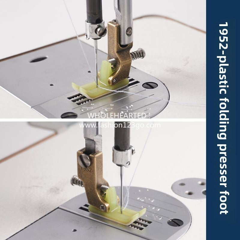 1149★  New Flat Car T952 Plastic Adjustable Wrinkle Presser Foot Sewing Machine Pumping Wrinkle Wrinkle Presser Foot Sewing Machine Accessories