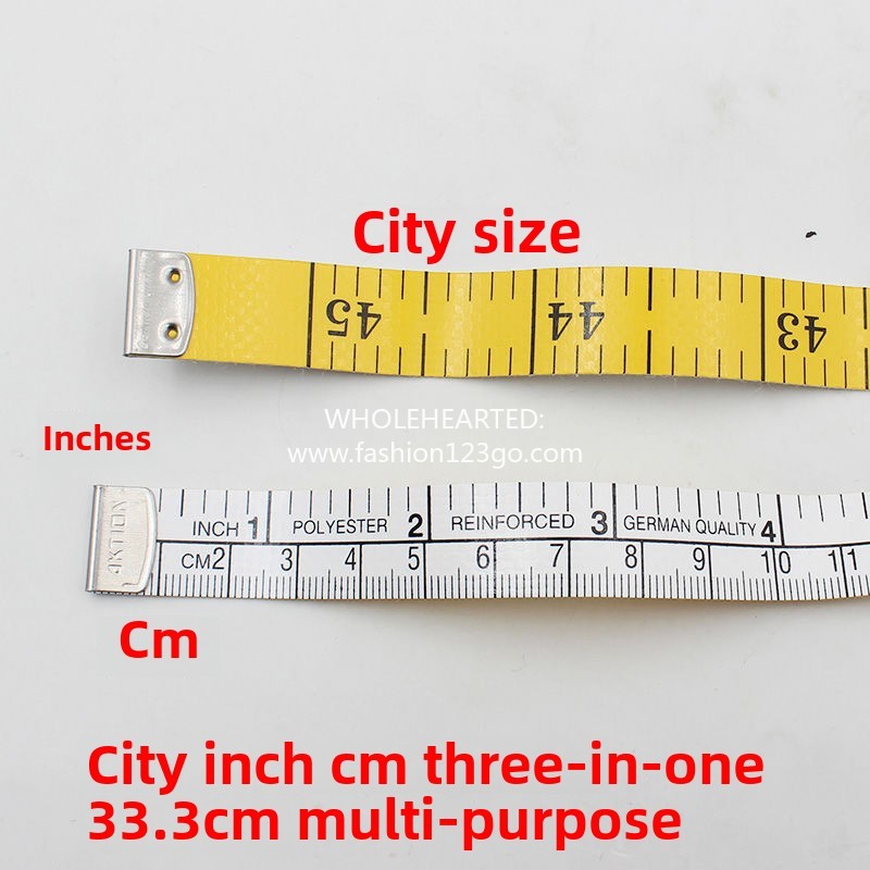 1324★  Measuring ruler Soft tape ruler Tailor ruler Sewing ruler Measuring ruler City ruler