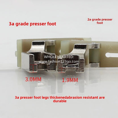 1302★  New MT-18 Xinjie Plastic Flat Presser Foot Extra Wear-resistant Industrial Flat Car Presser Foot AAA Grade Presser Foot 0.6 Presser Foot, Presser Foot Leather