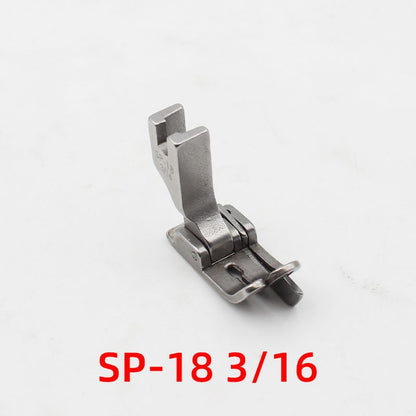 1207★  Flat car computer car SP-18 right stop edge presser foot with knife presser foot 1/4 1/8 1/16 3/16