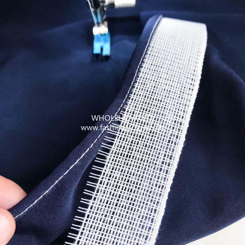 1003★Imported garment accessories fishbone hem interfacing for wedding dresses, chiffon skirt hems, shirt hems, DIY horsehair braid.（30g/m）