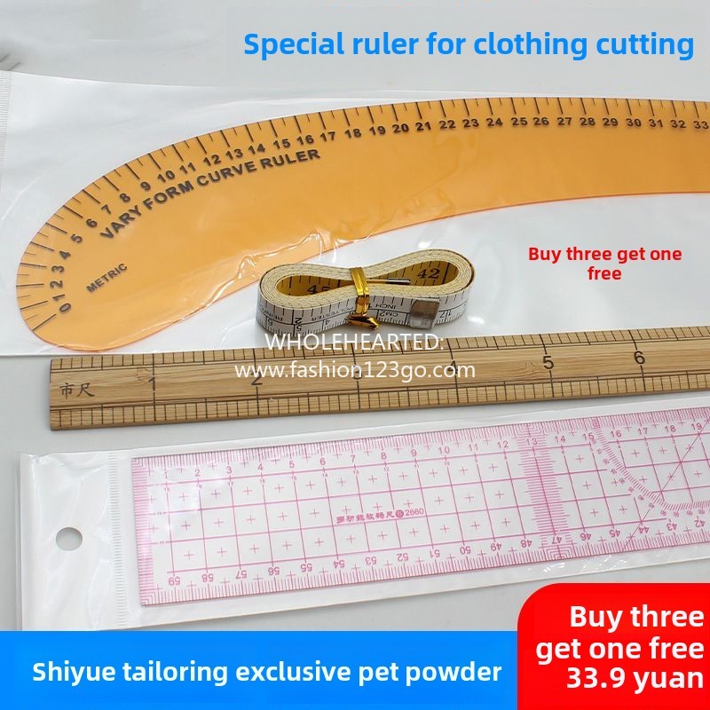 1324★  Measuring ruler Soft tape ruler Tailor ruler Sewing ruler Measuring ruler City ruler