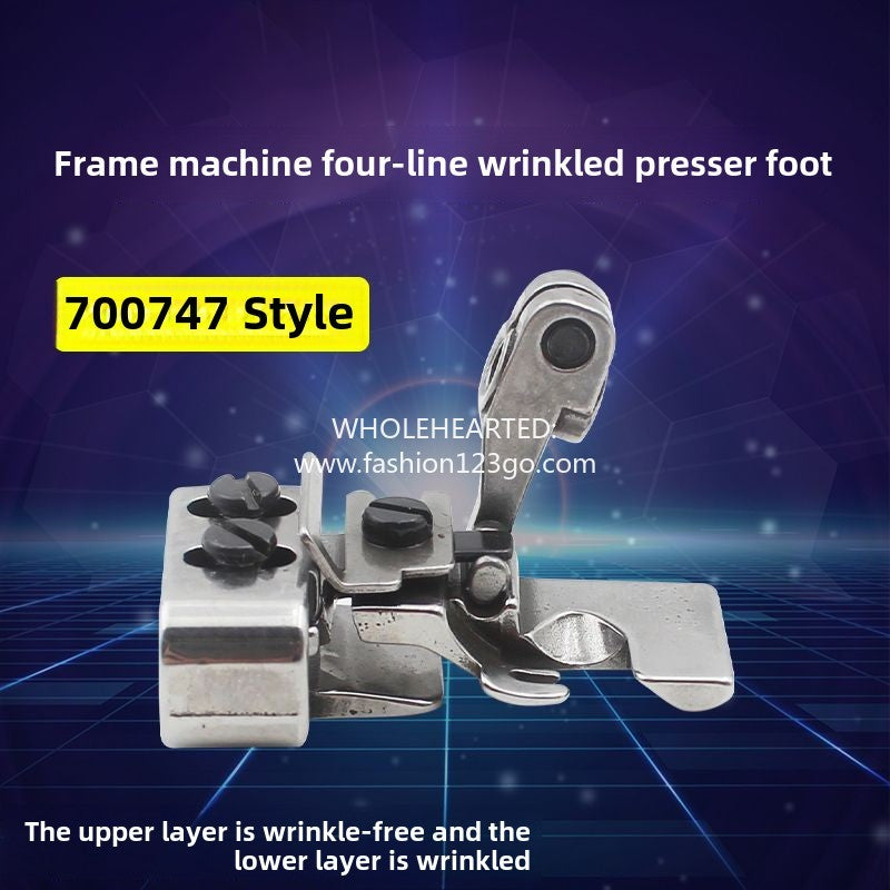 1326★  Four-wire and five-wire discounts, shrinkage and wrinkle pressing feet, edge locking machine, four-wire pressing feet are discounted, and double-layer shrinkage and wrinkle pressing feet are discounted.