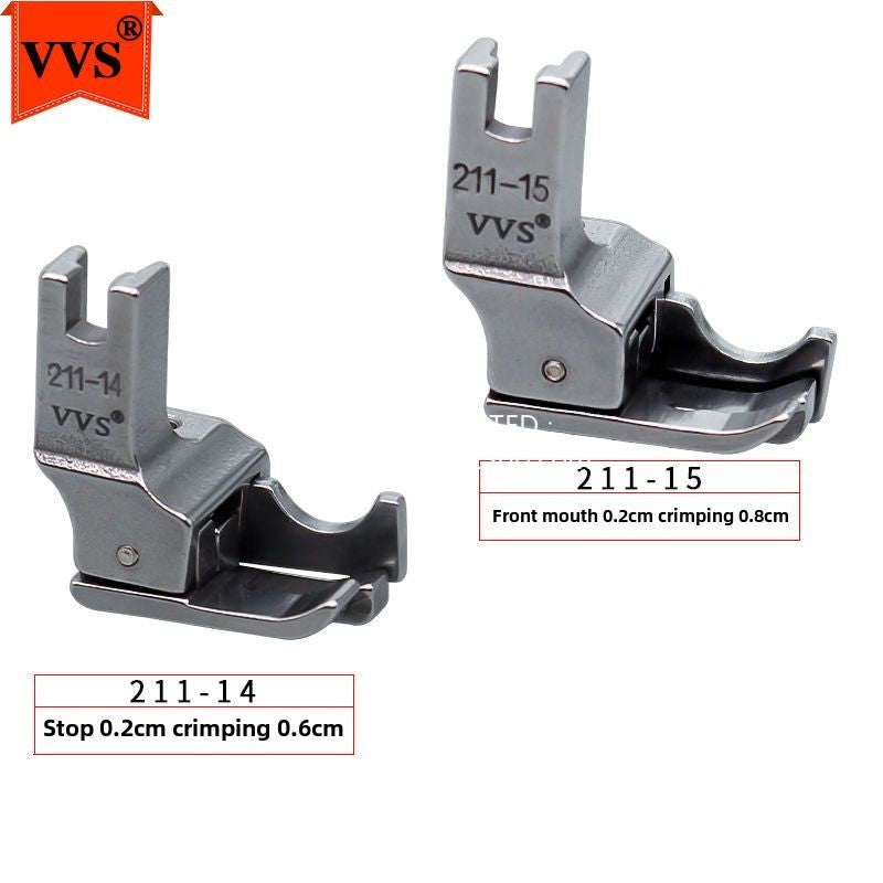 1178★  Computer flat car double tangent all-steel high and low presser foot 211-14 211-15 stop edge stop edge presser foot