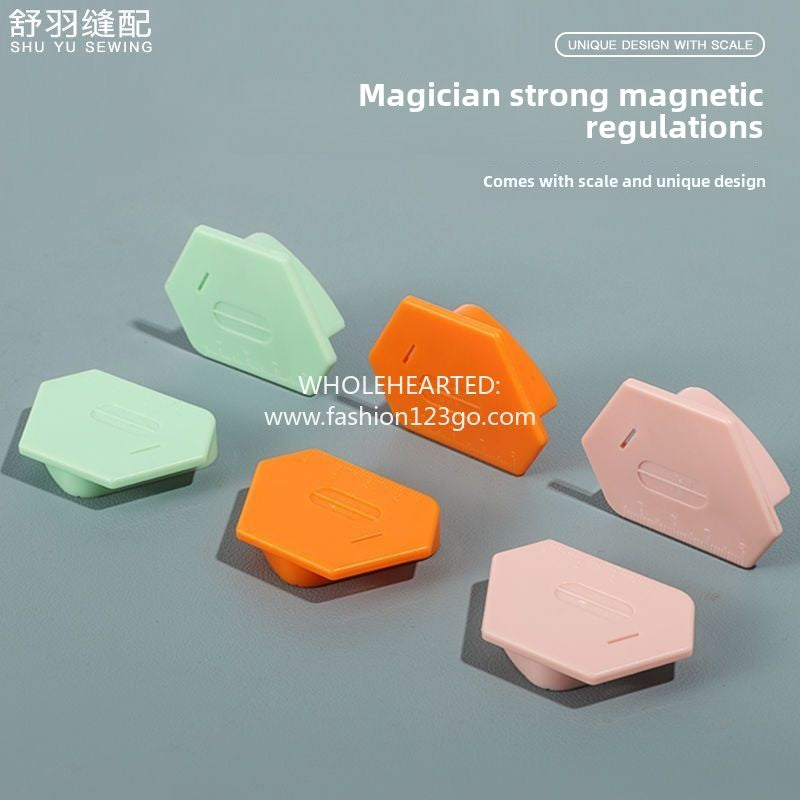 1005★New model magician polygon strong magnetic guide sewing machine universal edge positioning tape with scale sewing accessories