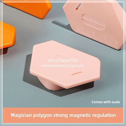 1005★New model magician polygon strong magnetic guide sewing machine universal edge positioning tape with scale sewing accessories