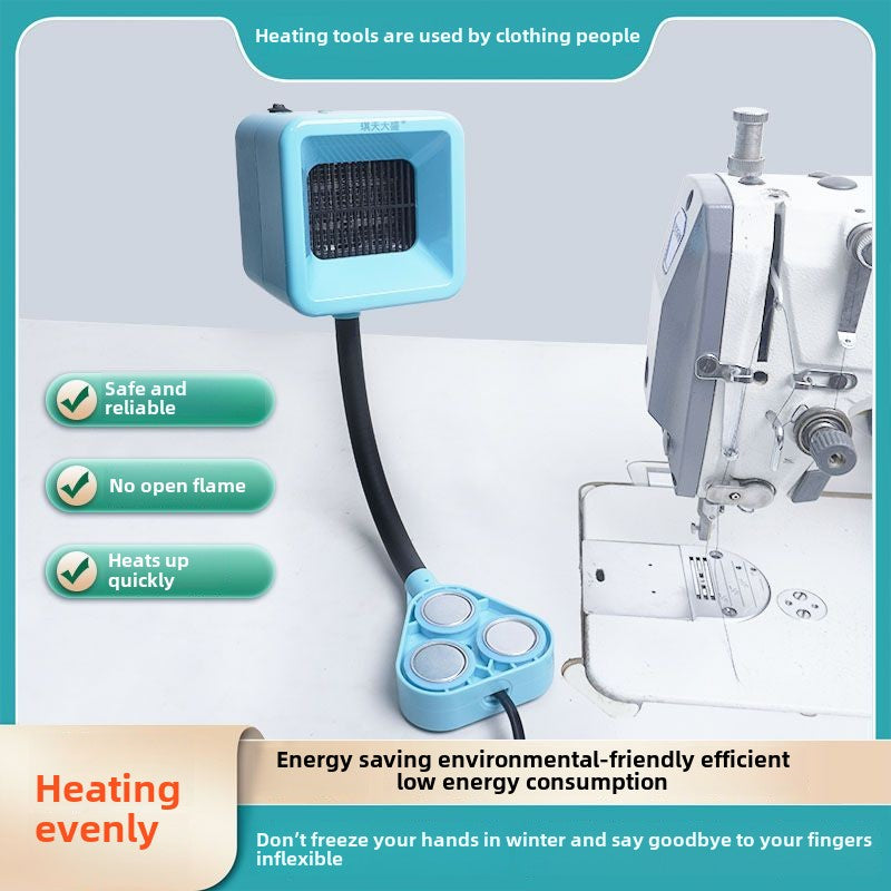 1349★  Sewing machine clothing heating air hand warmer tool special heater installation-free three strong tape suction cup self-priming convenient