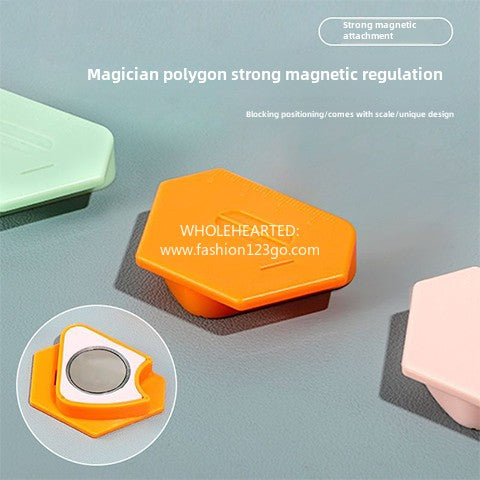 1005★New model magician polygon strong magnetic guide sewing machine universal edge positioning tape with scale sewing accessories