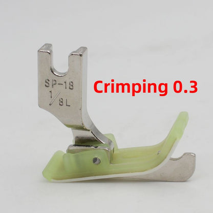 1337★  Reverse side computer car plastic side press foot, reverse side SP-18 left side press foot with knife, sewing machine accessories, stop