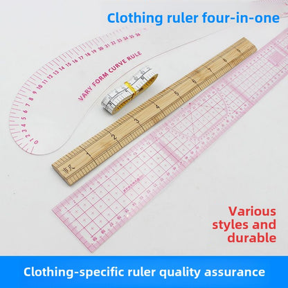 1324★  Measuring ruler Soft tape ruler Tailor ruler Sewing ruler Measuring ruler City ruler