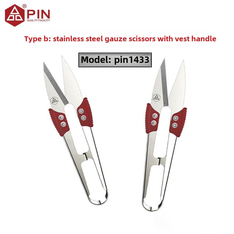 1157★  New PIN stainless steel yarn scissors, small scissors, stainless steel scissors, clothing scissors, PIN-1423/143