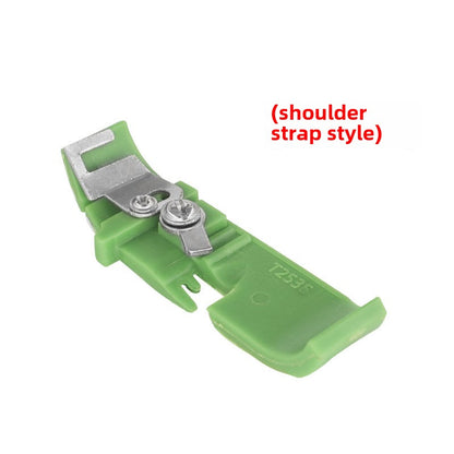 1034  Thickened Teflon four-wire hemming machine presser foot leather industrial oversewing machine edge car glue presser foot edge locking plastic baseplate