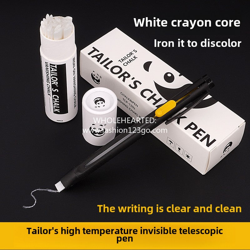 1129★  Tailor's high temperature disappears, telescopic scribe, invisible drawing chalk, free cutting replacement, crayon refill, sewing machine accessories, scribing powder