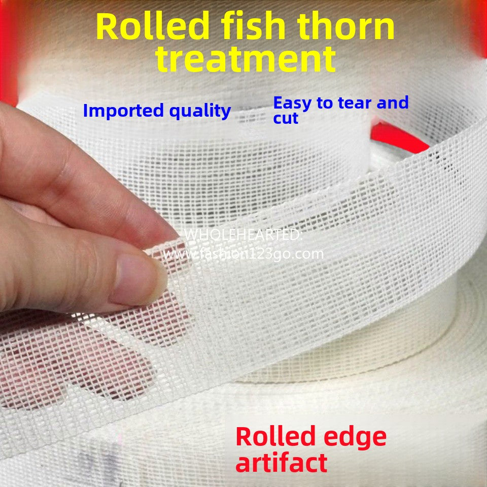 1003★Imported garment accessories fishbone hem interfacing for wedding dresses, chiffon skirt hems, shirt hems, DIY horsehair braid.（30g/m）