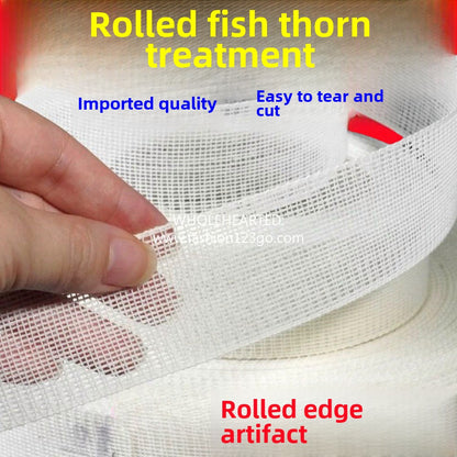 1003★Imported garment accessories fishbone hem interfacing for wedding dresses, chiffon skirt hems, shirt hems, DIY horsehair braid.（30g/m）